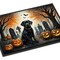 Edge Collections - 24" x 36" - Multicolor - Labrador Retriever Spooky Halloween Doormat Indoor Outdoor Rug - 1 Piece